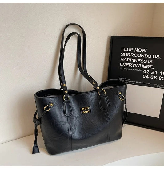 2025 New Light Luxury Versatile Shoulder Bag Casual High-end Tote Bag Women