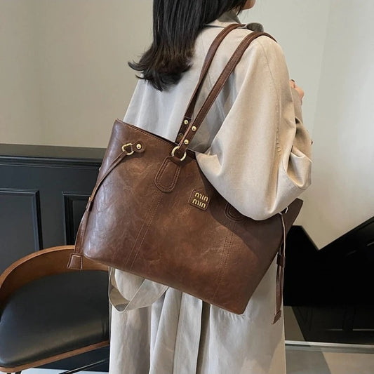 2025 New Light Luxury Versatile Shoulder Bag Casual High-end Tote Bag Women