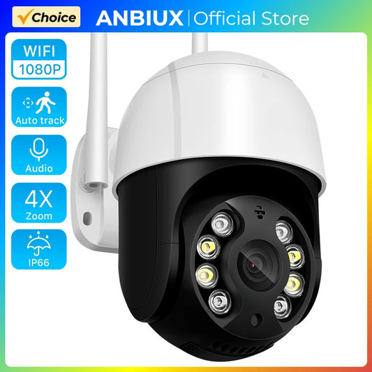 Wifi Camera Outdoor Digital Zoom Camera H.265 P2P Audio 2MP 3MP Security CCTV Camera