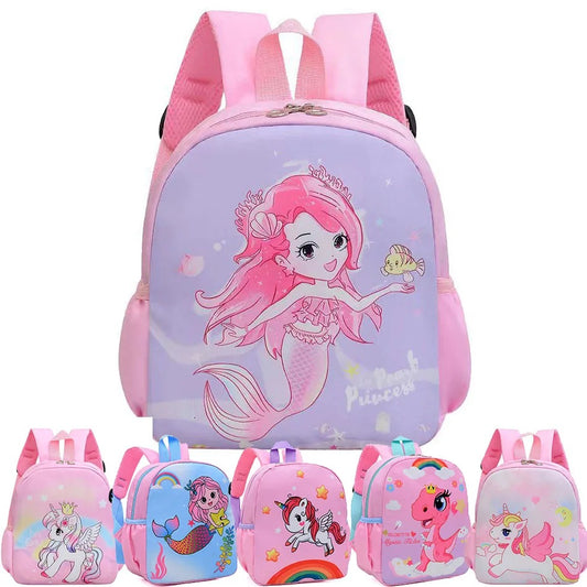 Children Girl Backpack Waterproof School Bag