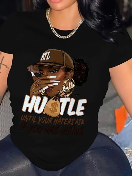 Cute Animal 3D Print Graphic T shirt Women Fashion Casual Short Sleeve