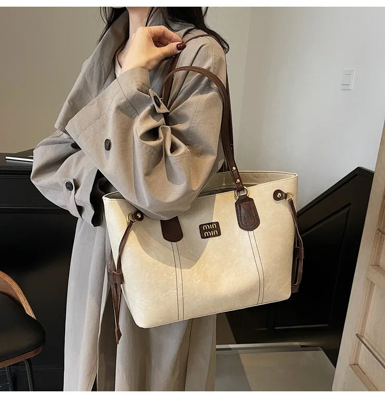2025 New Light Luxury Versatile Shoulder Bag Casual High-end Tote Bag Women